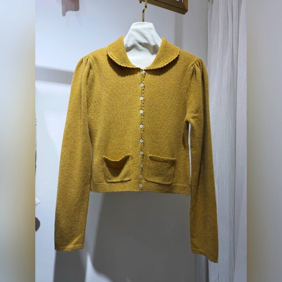 Doen Pippa Cardigan Wheat Melange - Picture 3 of 13